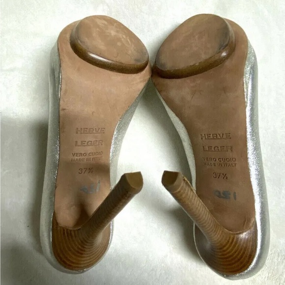 Herve Leger Silver pumps - Picture 4 of 5